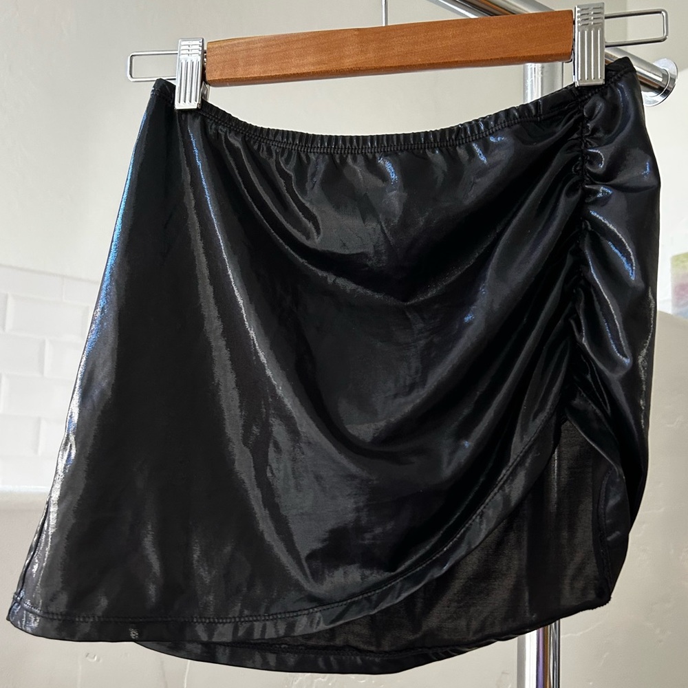 Black miniskirt